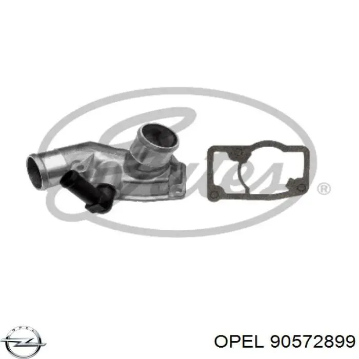 90572899 Opel caja del termostato