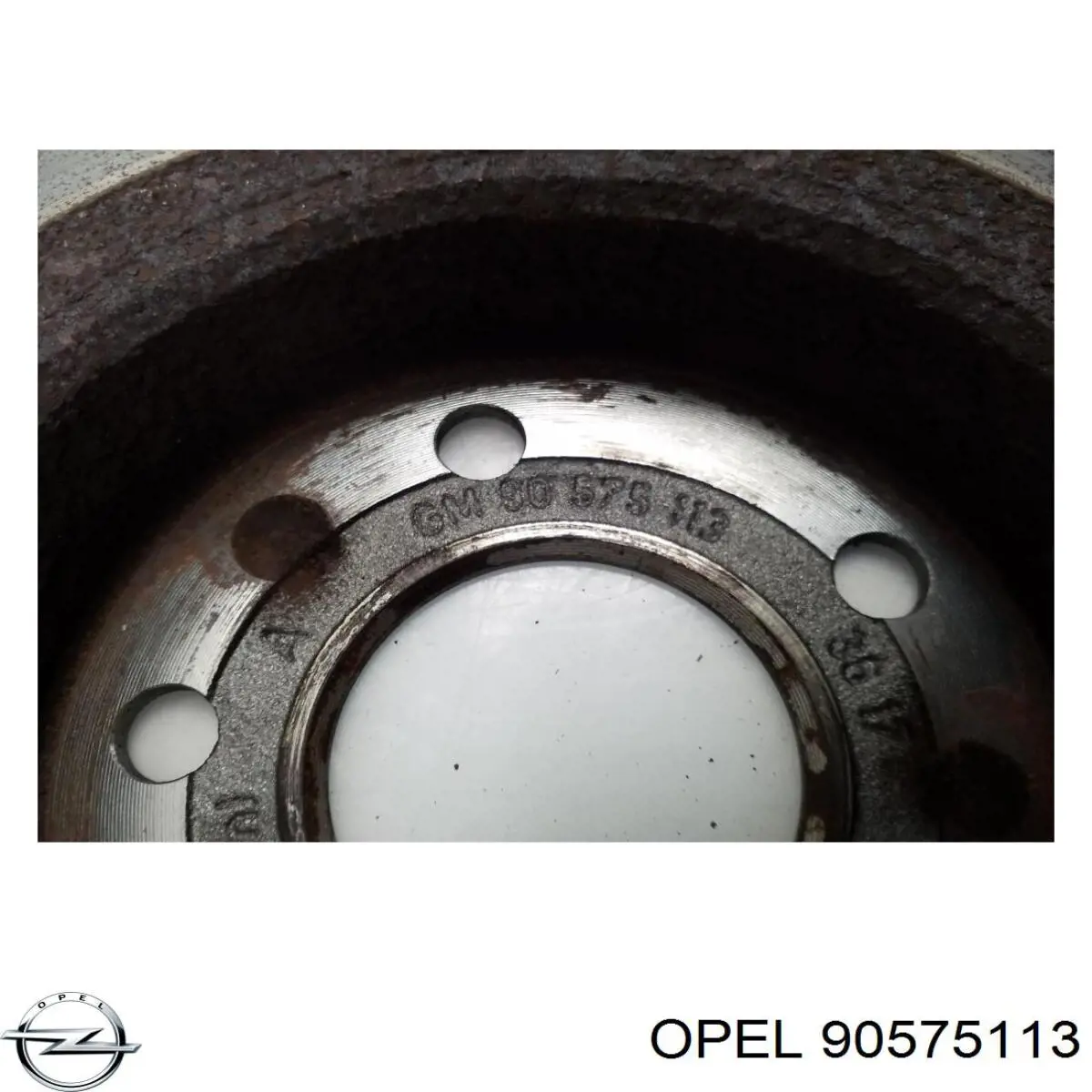 90575113 Opel disco de freno trasero