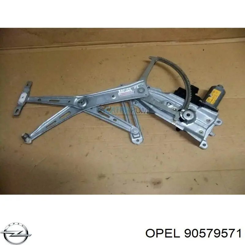 5140020 Opel mecanismo de elevalunas, puerta delantera derecha