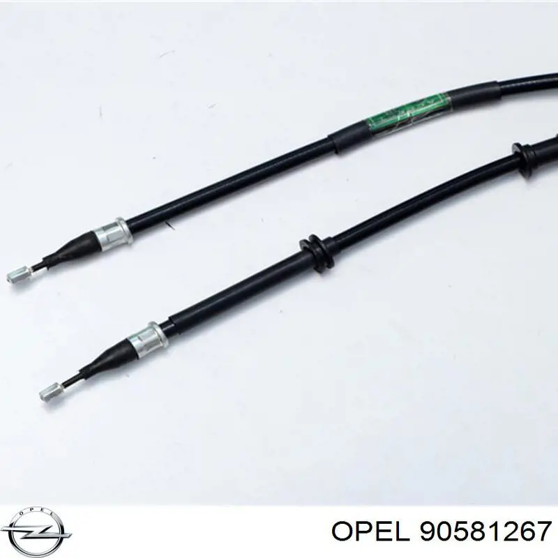 90581267 Opel cable de freno de mano intermedio