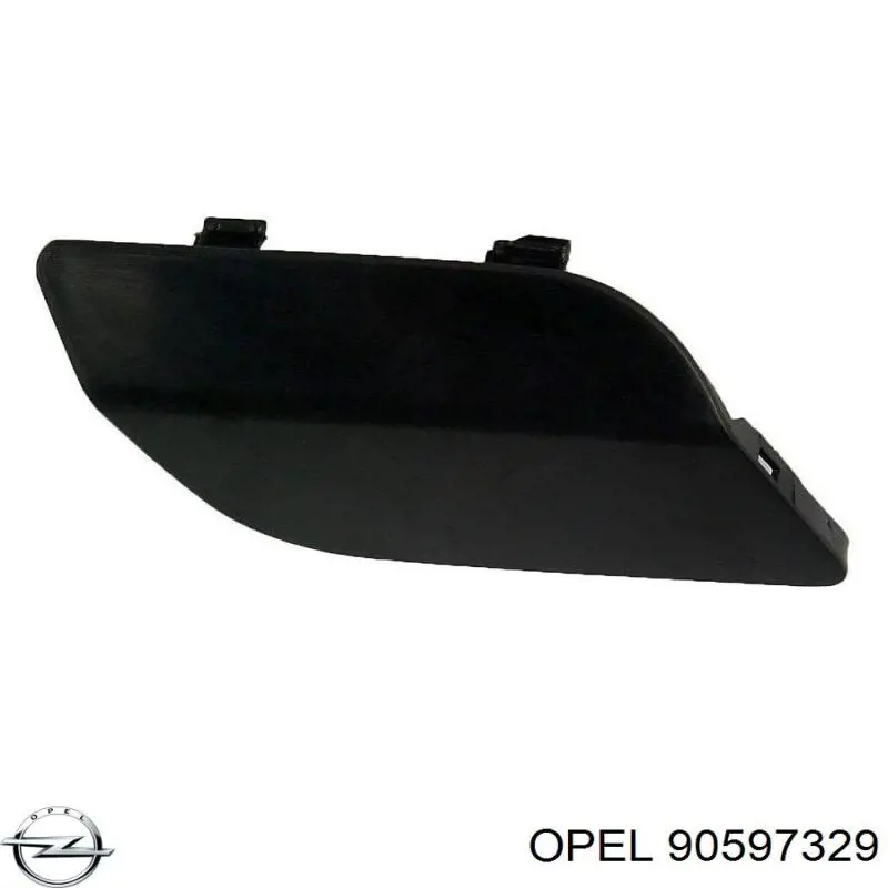 90597329 Opel tobera de agua regadora, lavado de faros, delantera izquierda