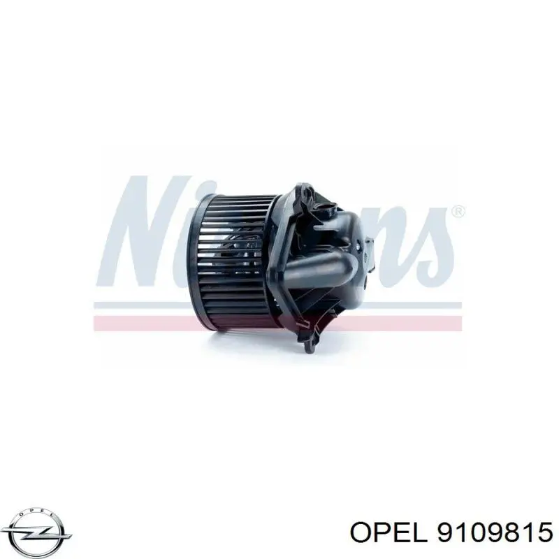 9109815 Opel motor eléctrico, ventilador habitáculo