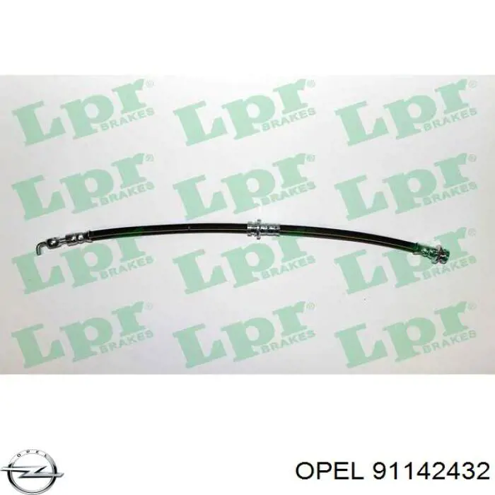 91142432 Opel latiguillo de freno delantero