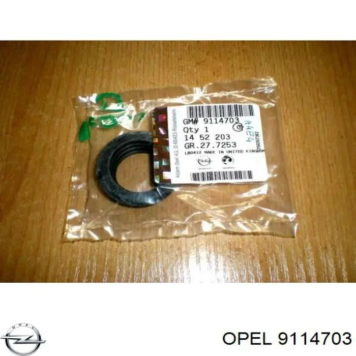 9114703 Opel junta, tapón de expansión de refrigerante/anticongelante