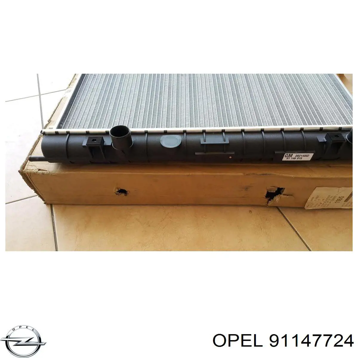 91147724 Opel radiador