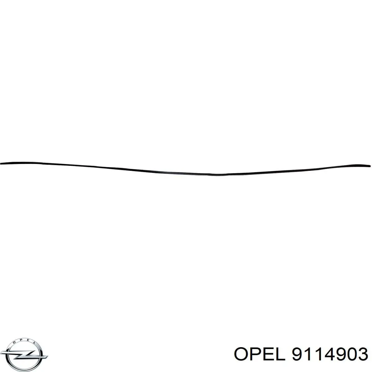 Comprar 9114903 Opel Moldura inferior del parabrisas