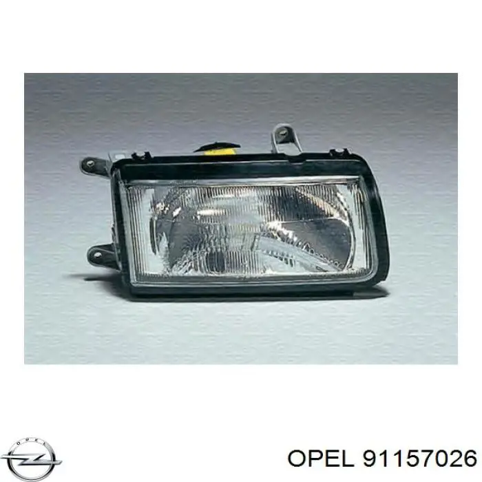 91157026 Opel Luz derecha