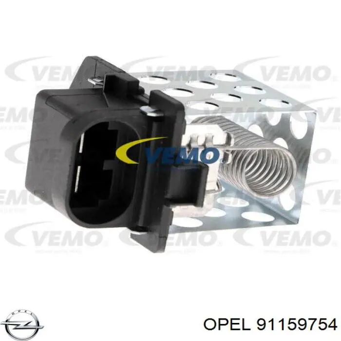 91159754 Opel control de velocidad de el ventilador de enfriamiento (unidad de control)