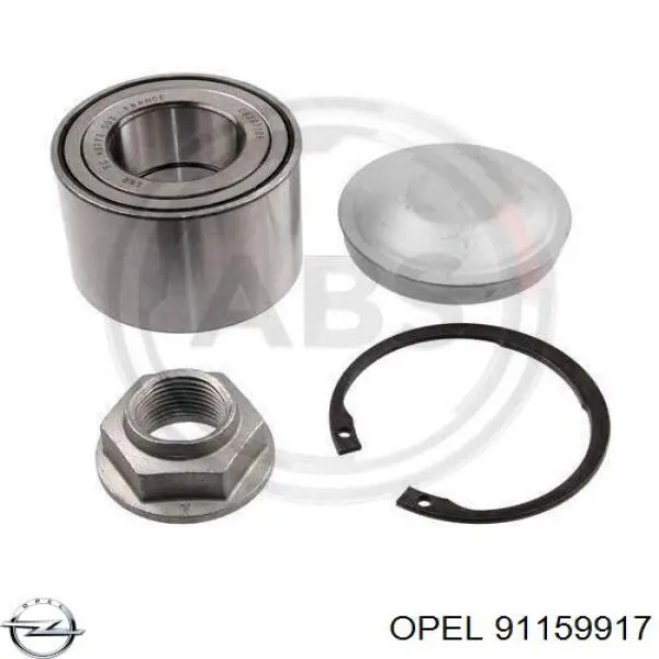 91159917 Opel cojinete de rueda trasero