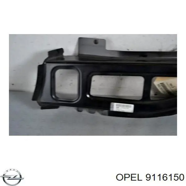 9116150 General Motors refuerzo paragolpes trasero