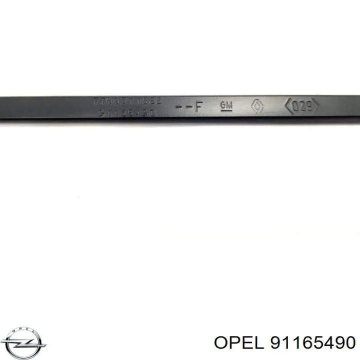 91165490 Opel brazo del limpiaparabrisas
