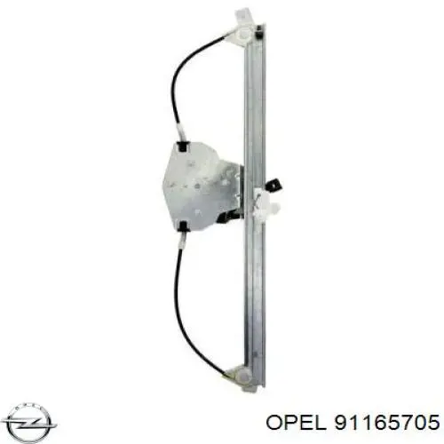 91165705 Opel Mecanismo levanta, puerta delantera derecha