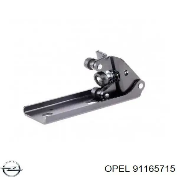 91165715 Opel guía rodillo, puerta corrediza, derecho central