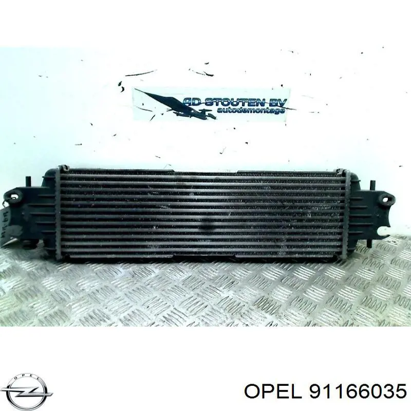 91166035 Opel intercooler