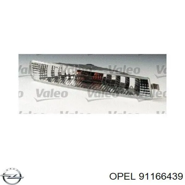 91166439 Opel piloto intermitente derecho