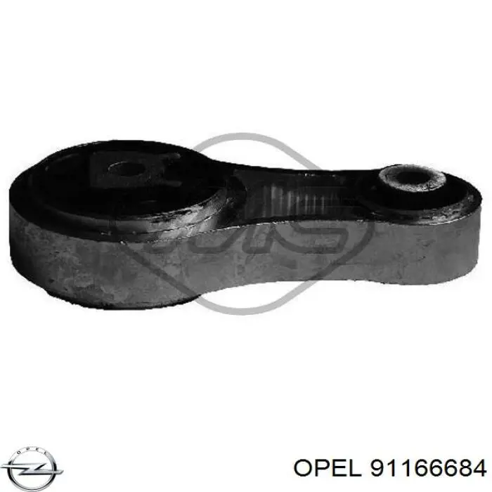 91166684 Opel soporte, motor, inferior