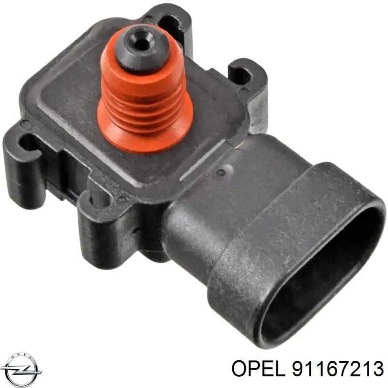91167213 Opel sensor de presion del colector de admision