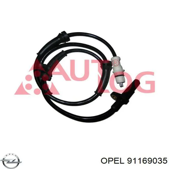 91169035 Opel sensor abs delantero