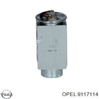 9117114 Opel válvula de expansión, aire acondicionado