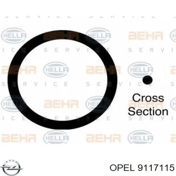 Comprar 1850711 Opel Anillo de sellado de la manguera de descarga del compresor