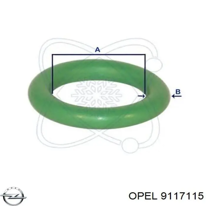 Anillo de sellado de la manguera de descarga del compresor General Motors 1850711 precio, desde 7,38 EUR