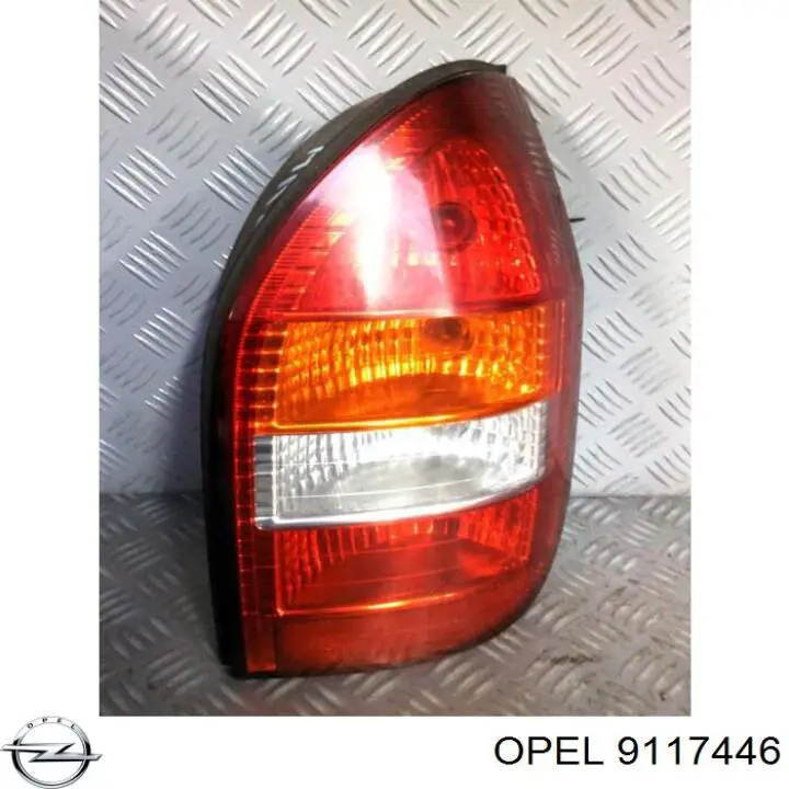 9117446 Opel piloto posterior derecho