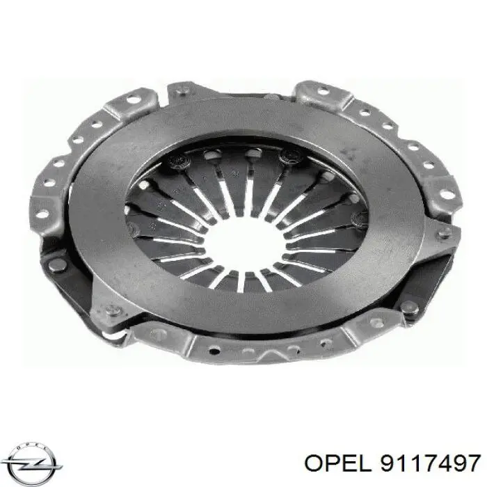 9117497 Opel plato de presión de embrague