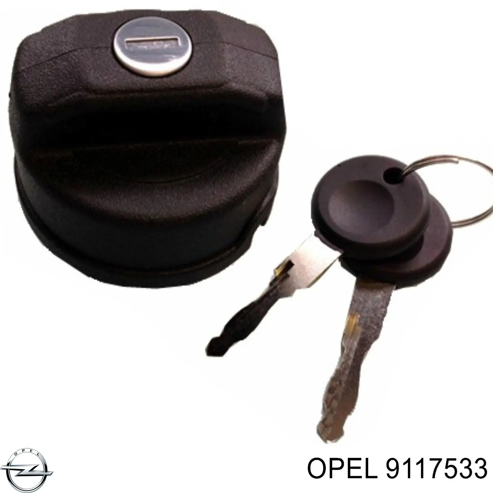 9117533 Opel tapa (tapón del depósito de combustible)