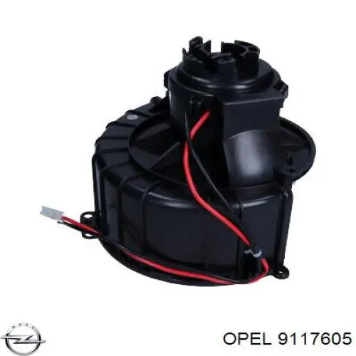 9117605 Opel motor eléctrico, ventilador habitáculo