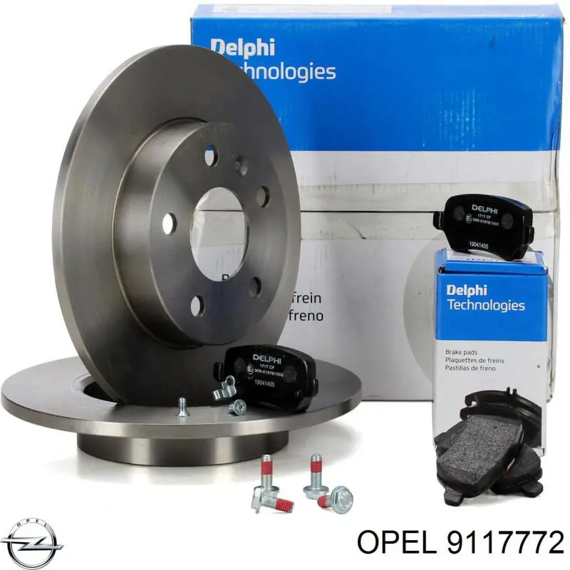 Comprar 9117772 Opel Disco de freno trasero