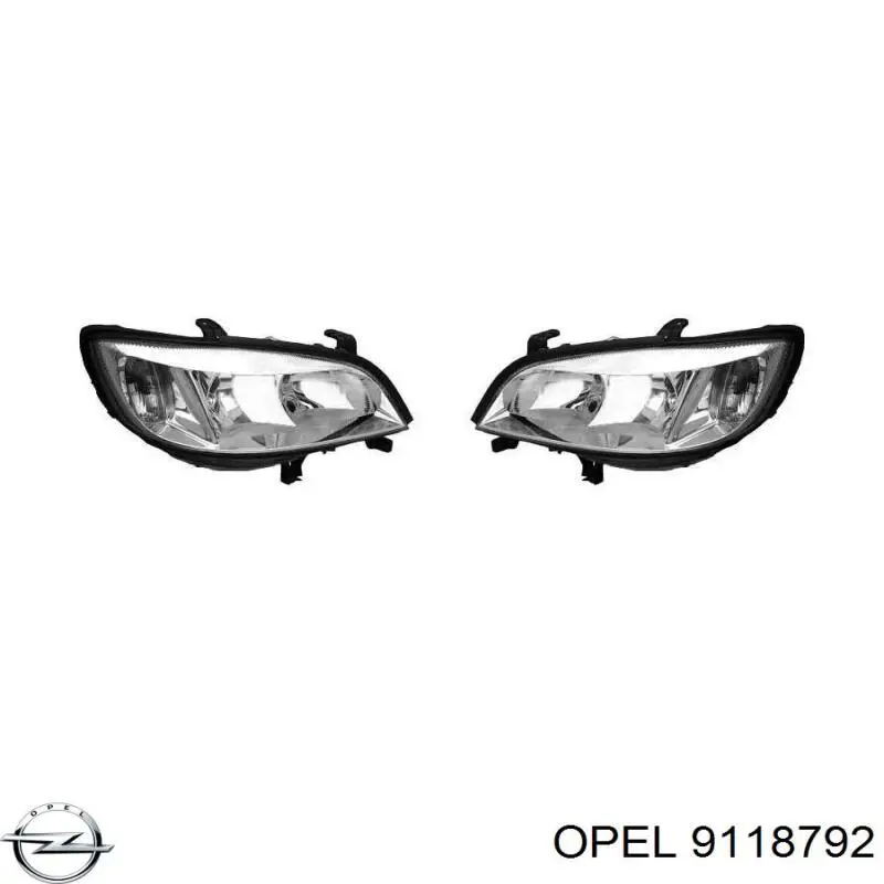 9118792 Opel faro derecho