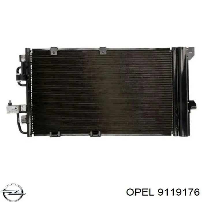 9119176 Opel condensador aire acondicionado