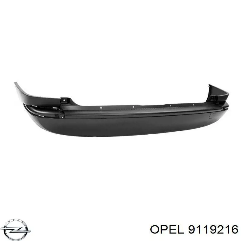 9119216 Opel Defensa trasero