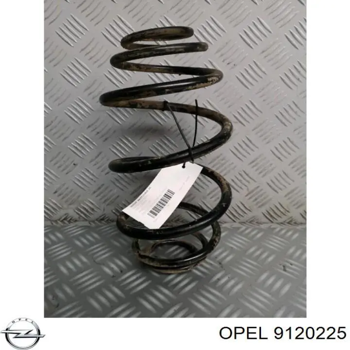 9120225 Opel muelle de suspensión eje trasero