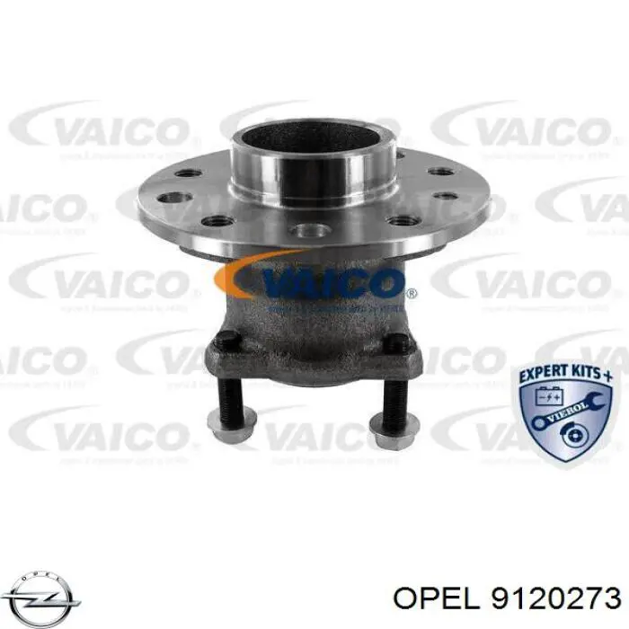 9120273 Opel cubo de rueda trasero