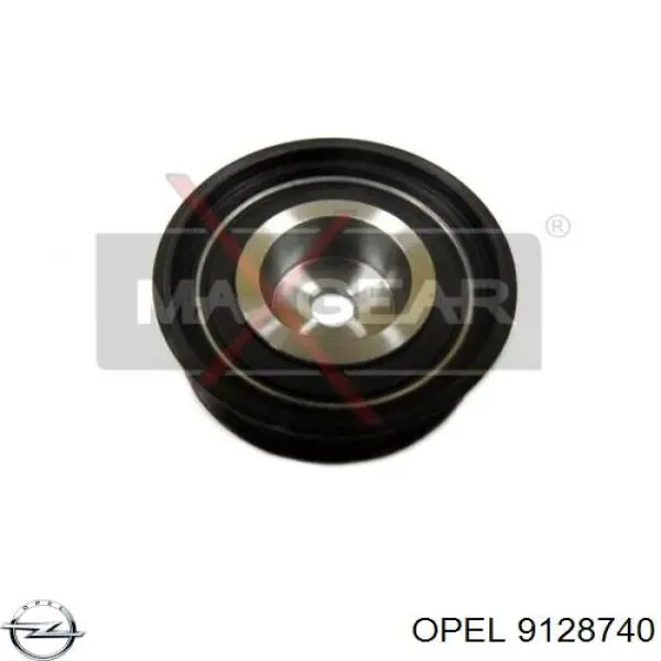 9128740 Opel rodillo intermedio de correa dentada