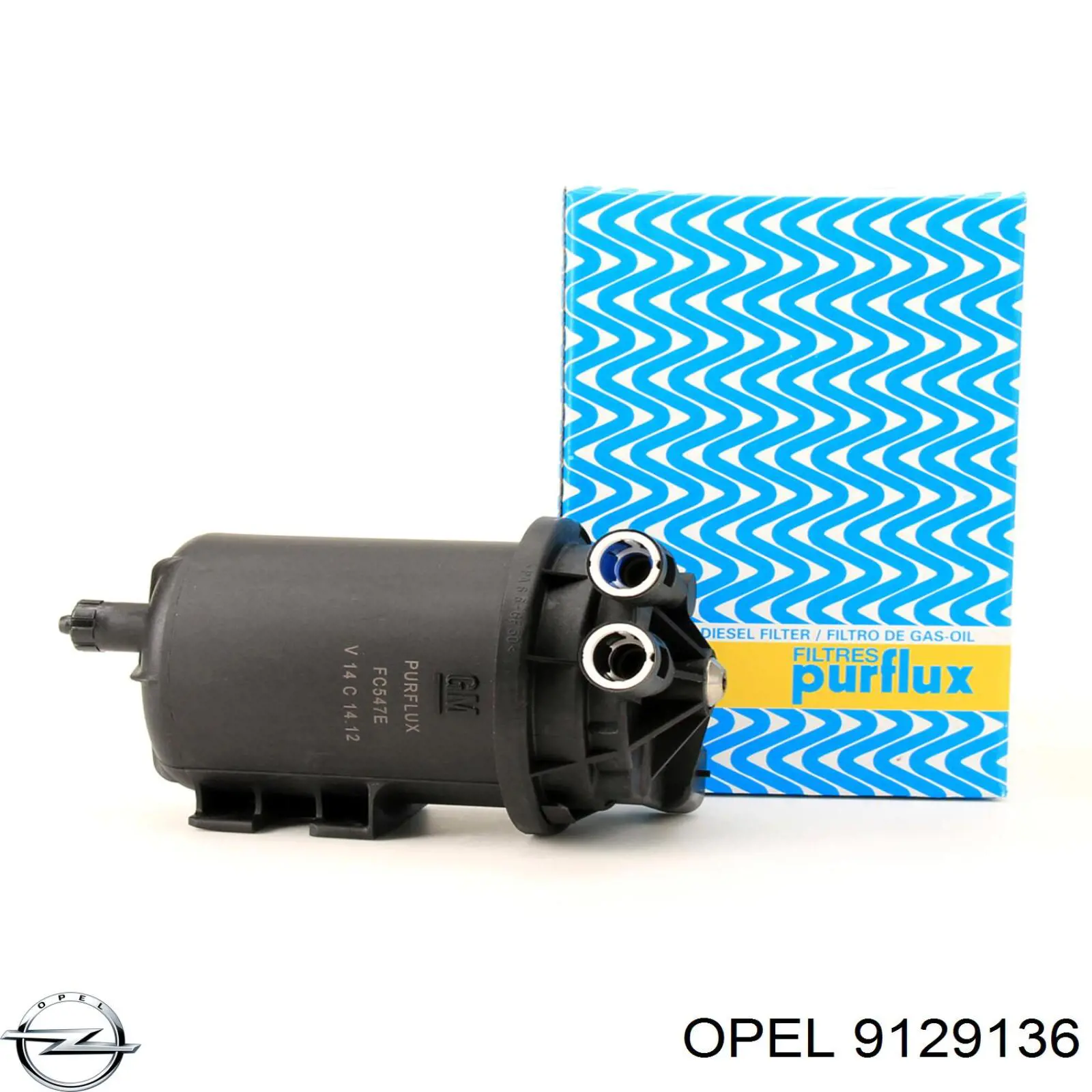 Filtro combustible Opel 9129136 precio, desde 5,89 EUR