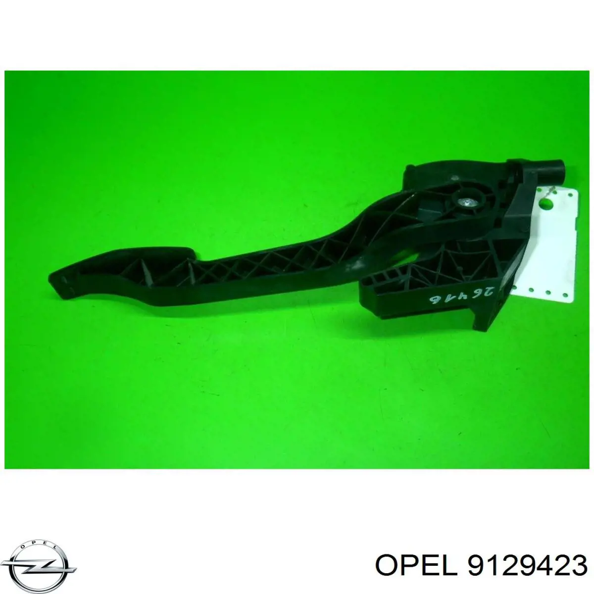 9129423 Opel pedal de acelerador