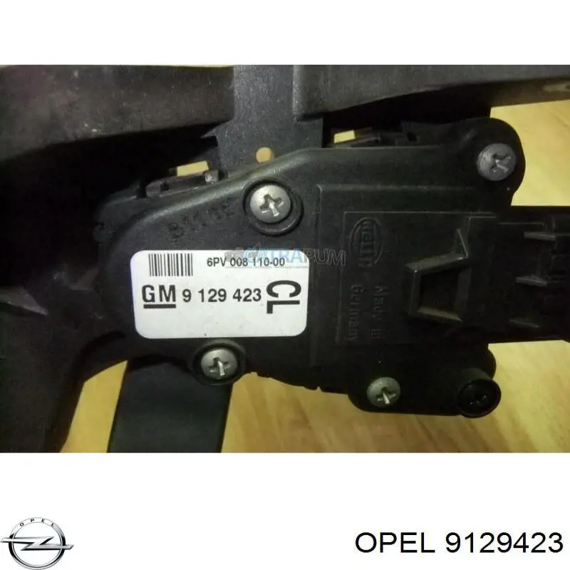 9129423 Opel Pedal de aceleracion