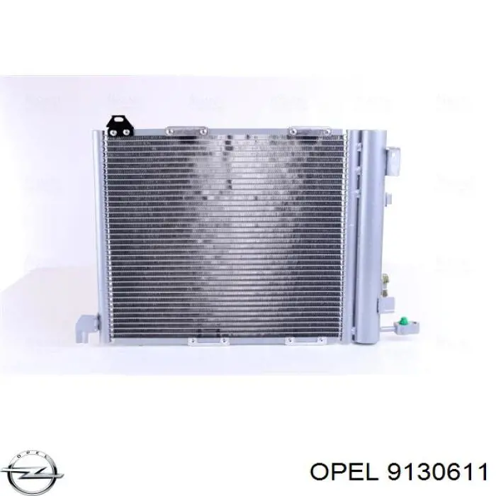 9130611 Opel condensador aire acondicionado