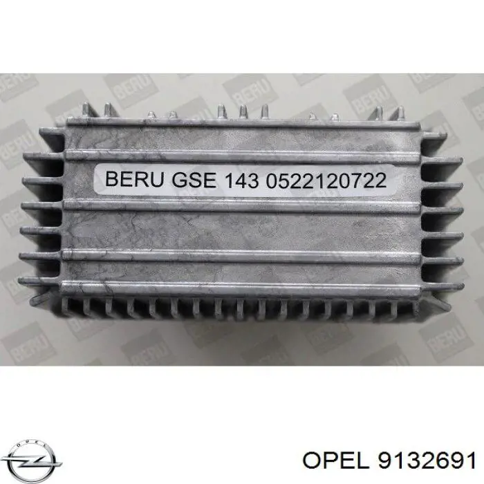 9132691 Opel relé de bujía de precalentamiento