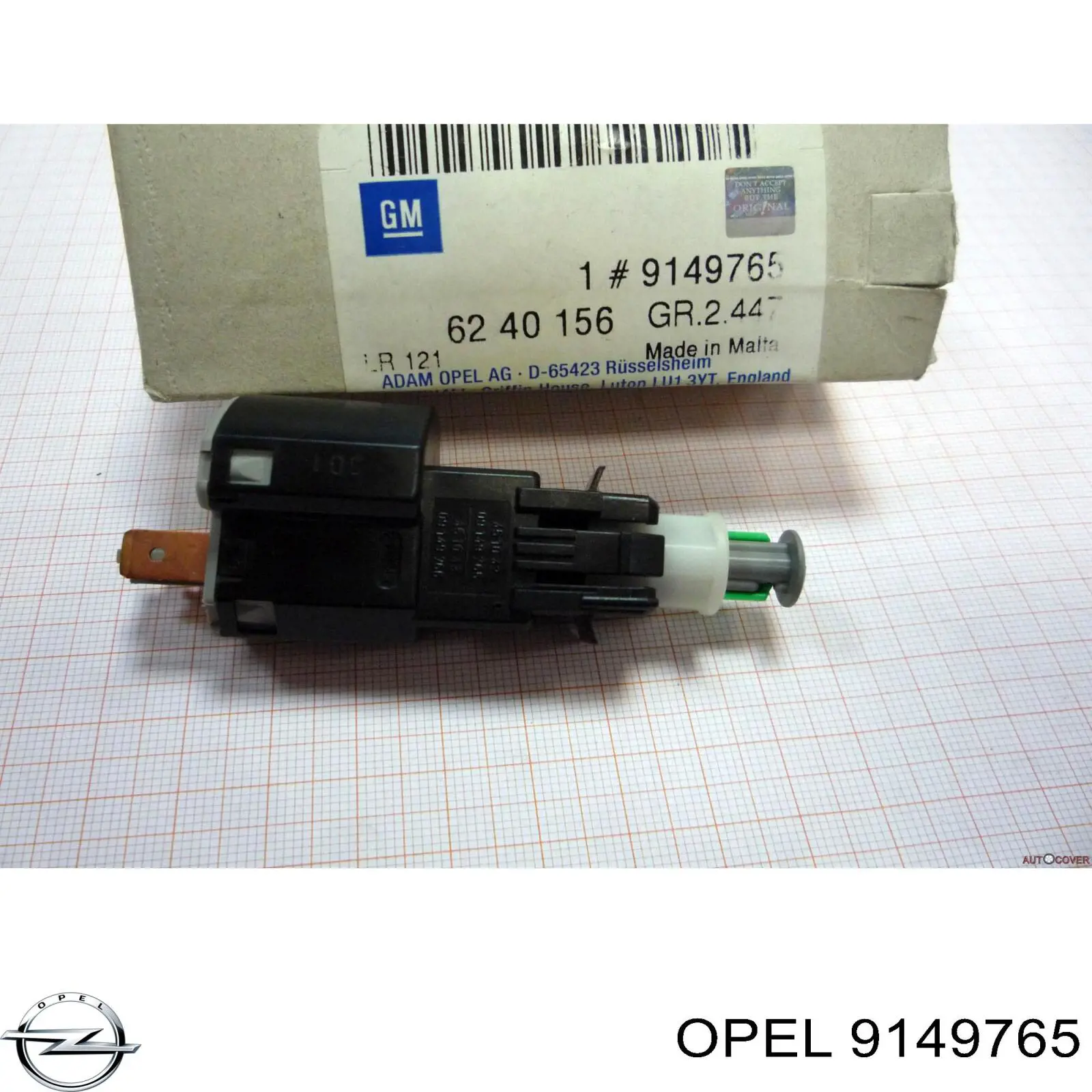 9149765 Opel interruptor luz de freno