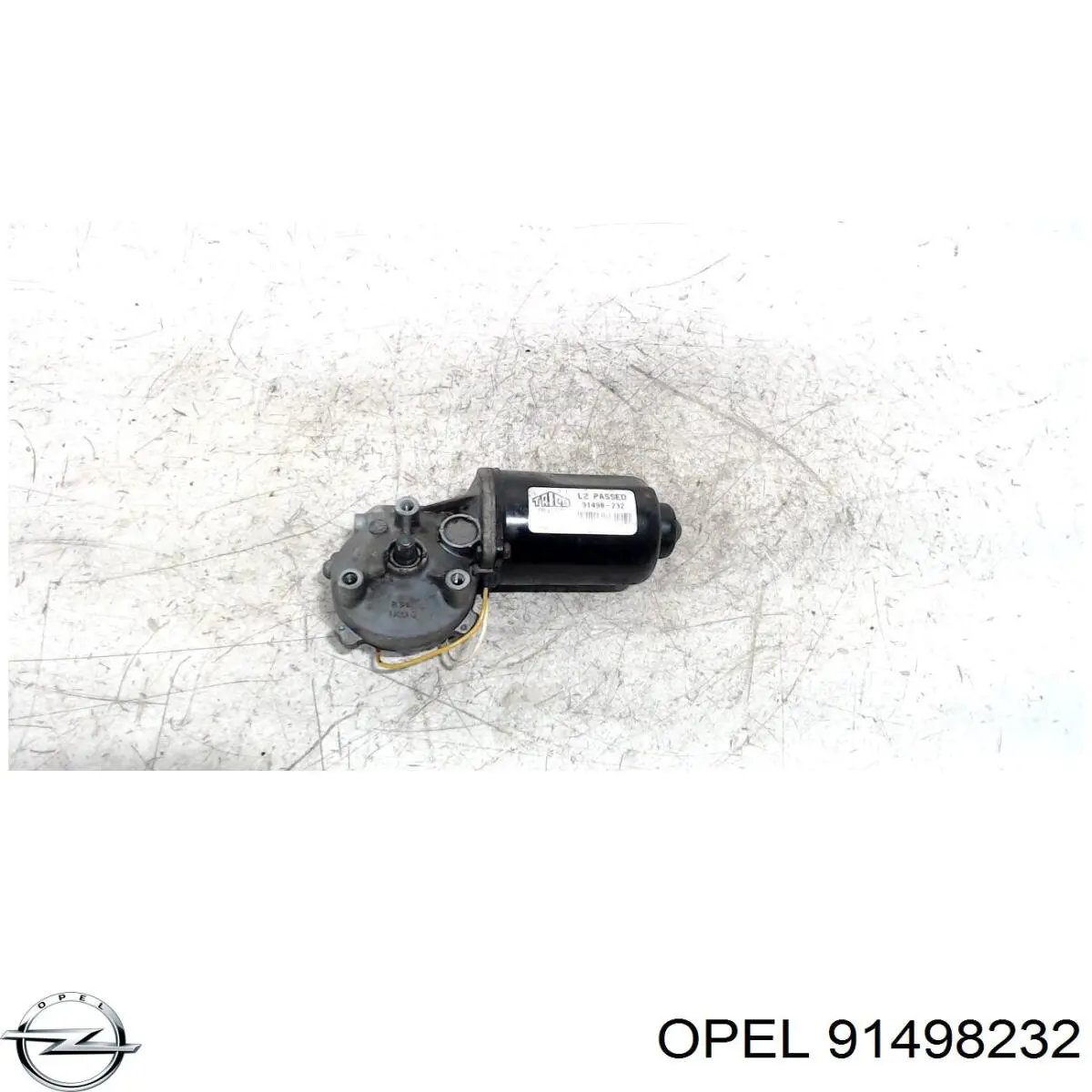 91498232 Opel motor del limpiaparabrisas del parabrisas