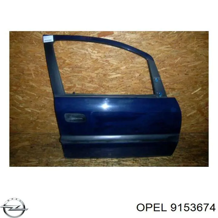 9153674 Opel puerta delantera derecha