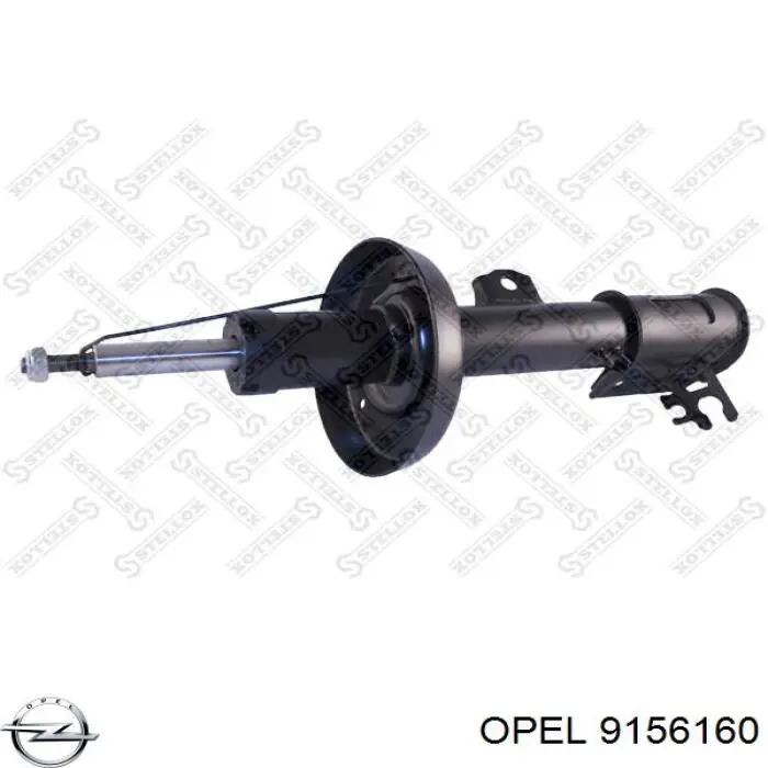 9156160 Opel amortiguador delantero derecho