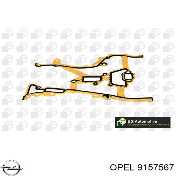 9157567 Opel junta, cárter de distribución