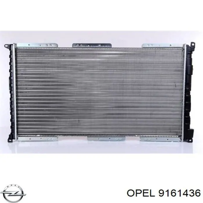 9161436 Opel radiador refrigeración del motor