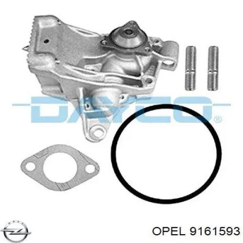 9161593 Opel bomba de agua