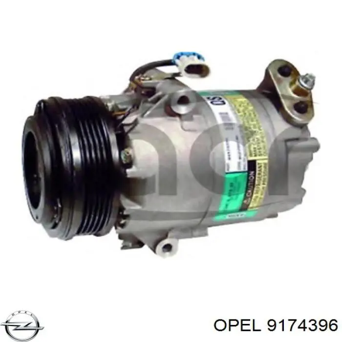 9174396 Opel compresor de aire acondicionado