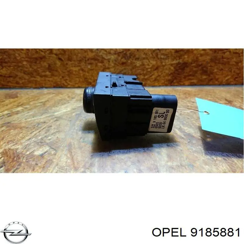 Interruptor de luces en el tablero Opel 9185881 precio, desde 26,14 EUR